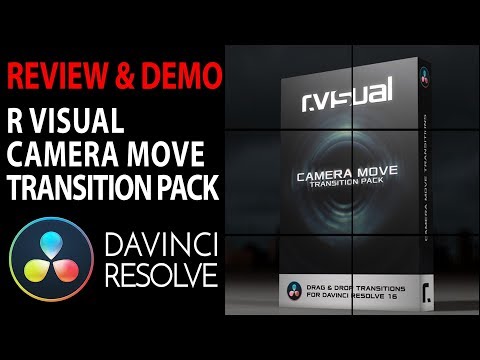 R Visual Camera Move Transition Pack - Review & Demo | DaVinci Resolve 16