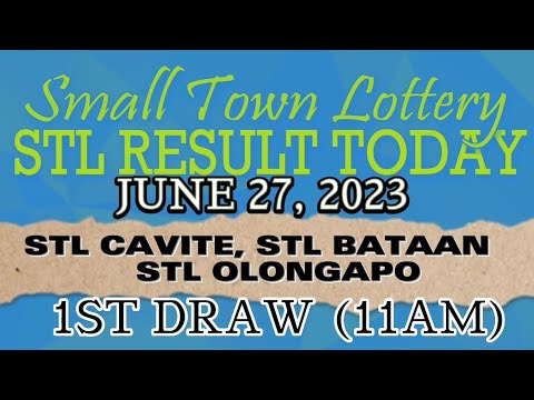 STL CAVITE, STL BATAAN & STL OLONGAPO 1ST DRAW 11AM RESULT JUNE 27, 2023 #stlcaviteresulttoday