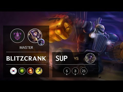 Blitzcrank Support vs Alistar - KR Master Patch 9.16