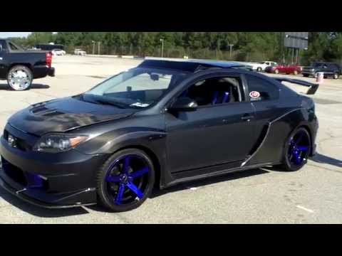 SCION TC WITH WIDE BODY KIT AND ALPINE SYSTEM