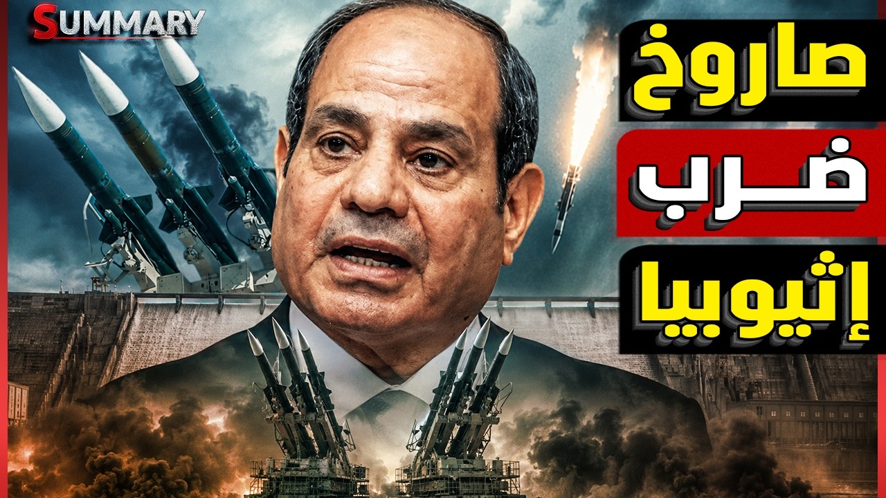 السيسي يستعد لكشف أول صاروخ كروز مصري قادر على ضرب سد النهضة بعد تصريحات اثيو