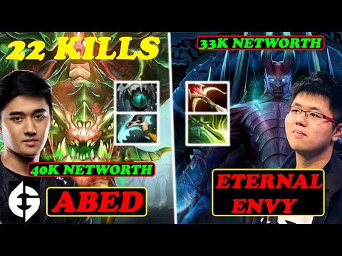 EG.ABED VIPER 22 KILLS VS ETERNAL ENVY #12 NA HARD CARRY TB DAMAGE DEALER | DOTA2ORBS
