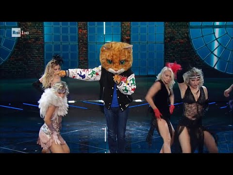 Gatto canta "Smooth Criminal" - Il cantante mascherato 29/01/2021