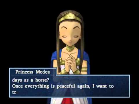 189 Dragon Quest 8 Cutscene - Meeting Medea in a Dream after Rhapthorne is Resurrected