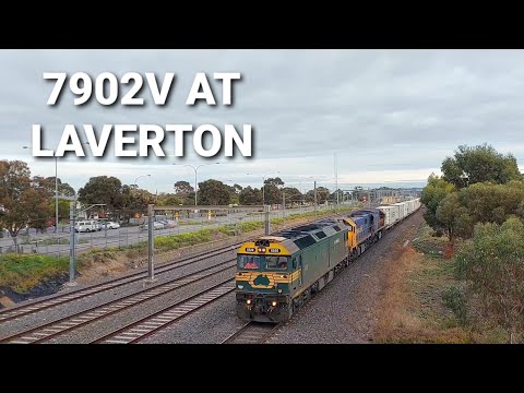 3 Old Locomotives On Morning Run Of The Mildura Freight Train - July 2021