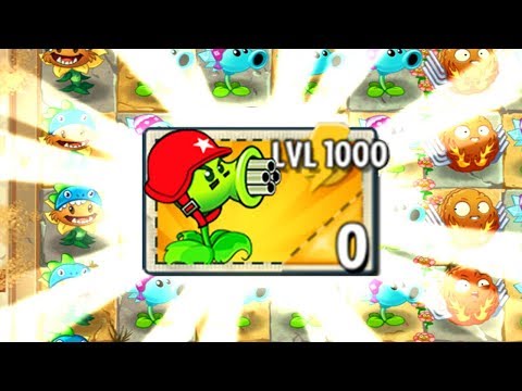 Gatling Pea Xmas LEVEL 1000 vs Zombies Fight! in Plants vs Zombies Mod Xmas Gameplay