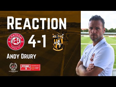 Reaction | Andy Drury | Chatham Town 4-1 Folkestone Invicta | 14/12/24