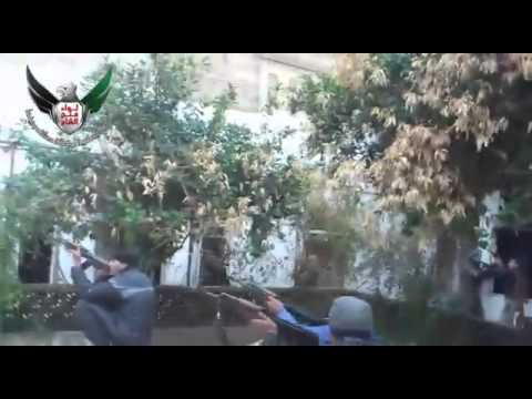 السيطرة على فرع الأمن السياسي من قبل لواء فتح الشام في حرستا في ريف دمشق