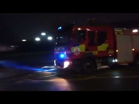 Manchester Central's pump turnout - Greater Manchester Fire and Rescue Service