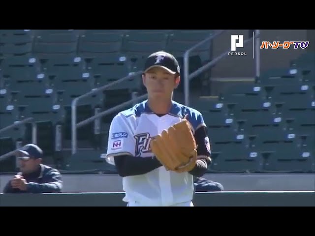 ファイターズがキャンプ初の対外試合