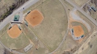 preview picture of video 'Aerial video from Veterans' Park ball field White Bluff, TN (JPriami)'