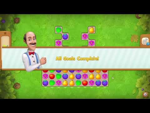 Gardenscapes level 12 No Boosters - 17 Moves 🌱 Gameplay Walkthrough (Android, iOS) Playrix