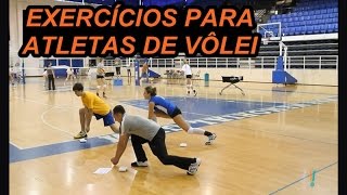 VOLEIBOL EXERCÍCIOS PARA ATLETAS DE VÔLEI