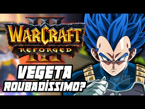 WARCRAFT 3 REFORGED: VEGETA OP DEMAIS? Jogando Battlestadium! WC3 custom gameplay em português PT-BR