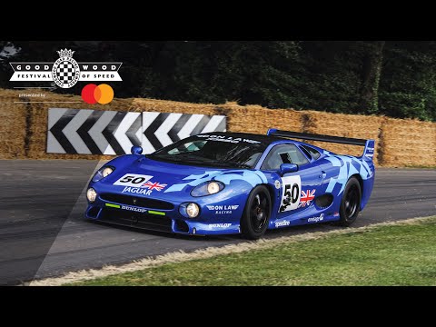 Rare Jaguar XJ220 LM timed Goodwood run