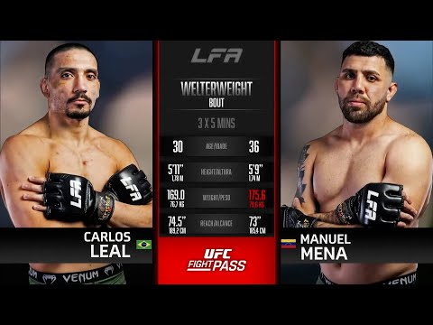 Carlos Leal vs Manuel Mena full fight