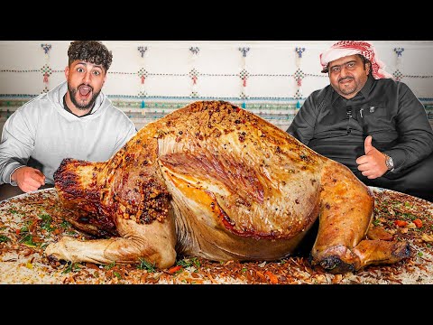 From Herd to Desert Feast: Cooking a Whole Camel Over Open Fire in Qatar with White Truffle Rice