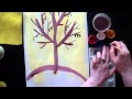 Урок рисования для детей от 4 до 7 лет "Дерево растет" 