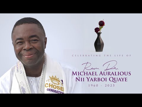 Burial Service of Dr. Michael Auraloius Nii Yarboi Quaye