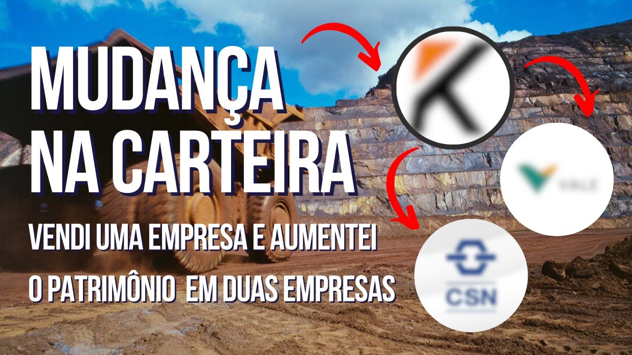 MUDANÇA na carteira. comprando ações em queda