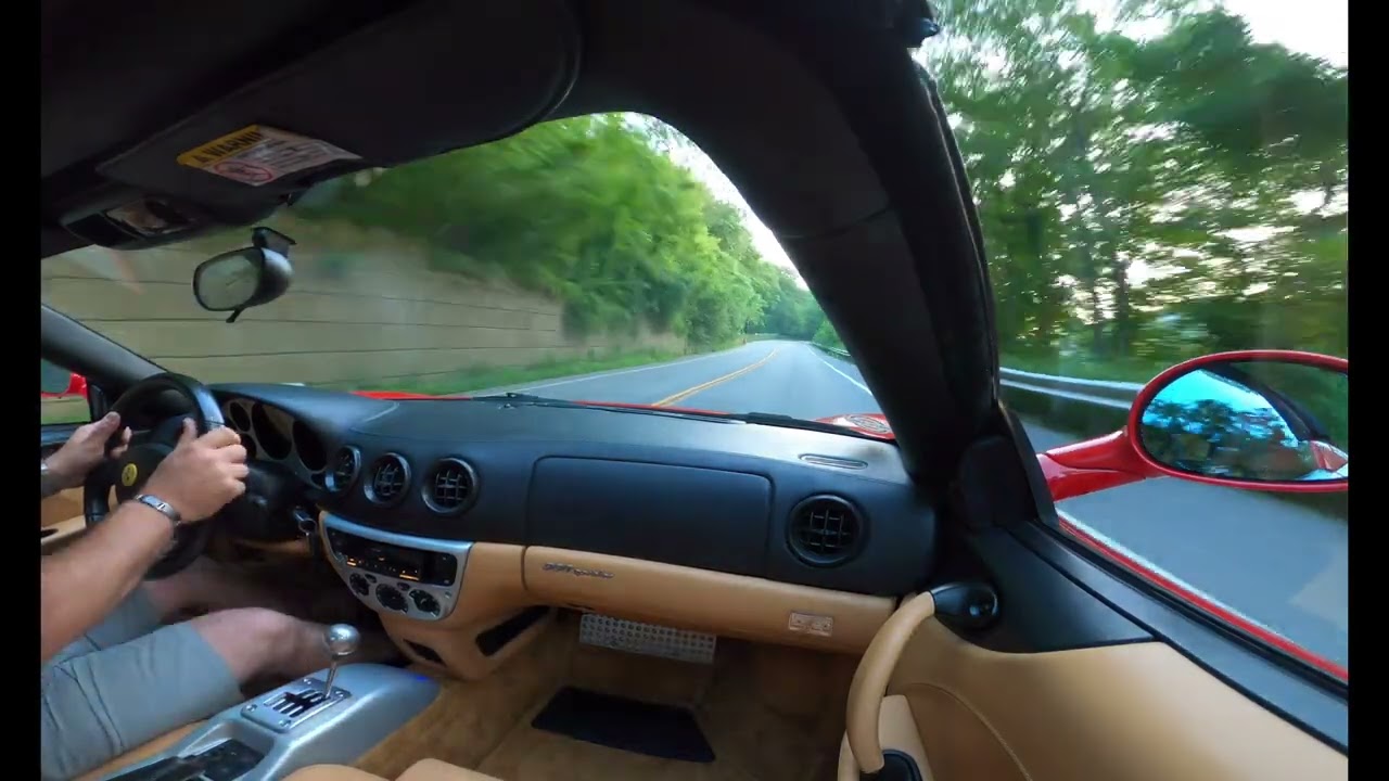 2001 Ferrari 360 Spider test drive!