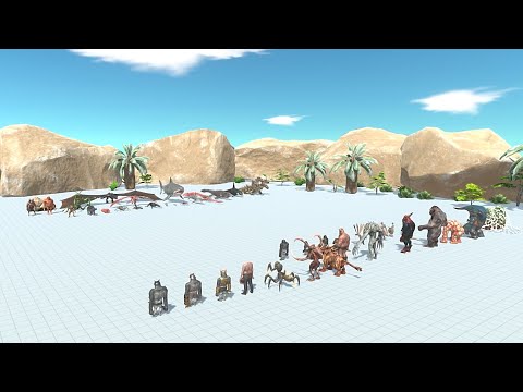 Fantasy with Aquatic & Giant Invertebrates vs Infernal with Mutant Primates & Alien Exotica