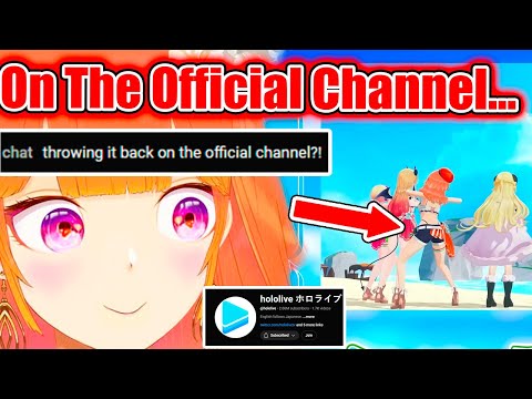 Kiara Couldn’t Resist Doing This Even On The Official Hololive Channel... Kiara Couldn’t Resist Doing This Even On The Official Hololive Channel...