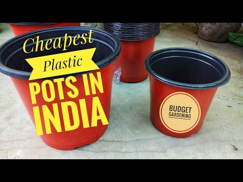 Plastic pots