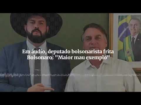 Em áudio, deputado bolsonarista frita Bolsonaro: “Maior mau exemplo”