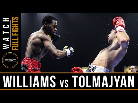 Williams vs Tolmajyan FULL FIGHT: Feb 9, 2016 - PBC on FS1