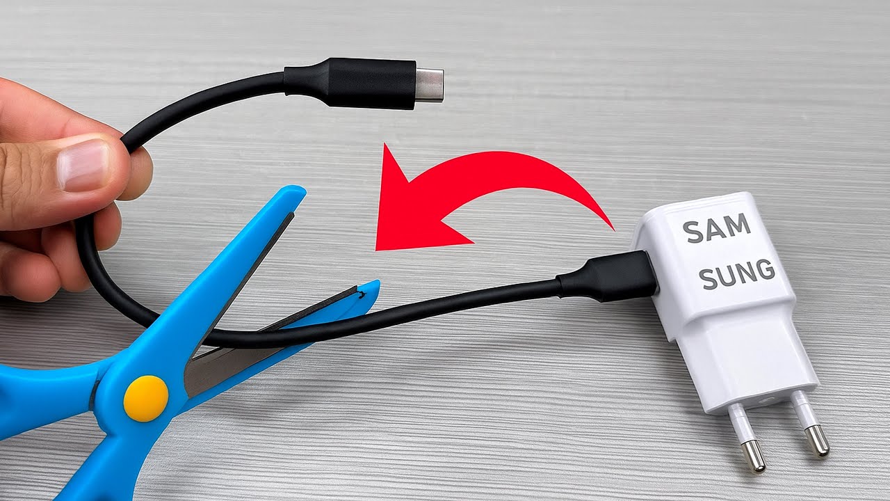 Hardly Anyone Does This, Cut The Charger Wire Is A Necessary Thing That You Should Do Now