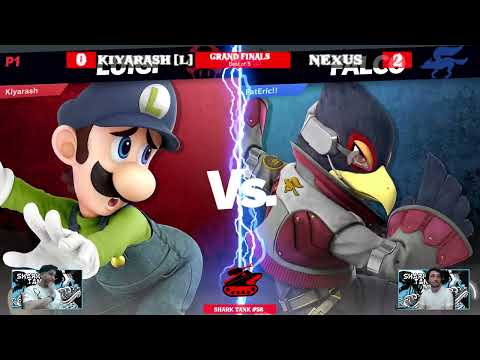 Shark Tank #58 Grand Finals - Nexus (Falco) Vs. Kiyarash (Luigi) - SSBU Tournament