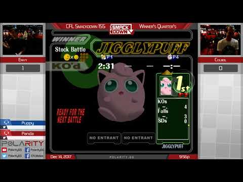 CFL Smackdown 155 Melee - Envy (Puff) vs Colbol (Fox) - Winners Quarters