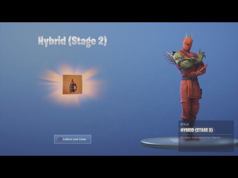 unlocking ninja legend skin lizard hybrid after a fortnite victory royale win - fortnite hybride skin