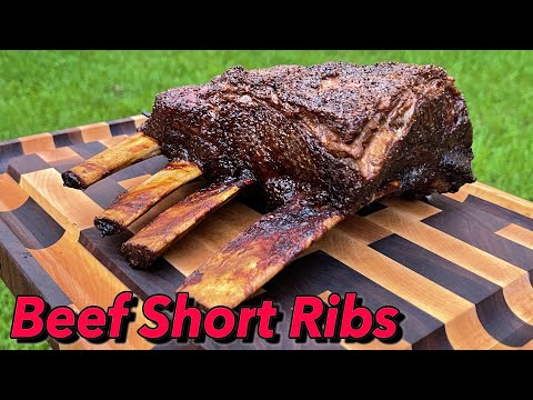 Beef Short Ribs Smoked in the Pit Barrel Cooker