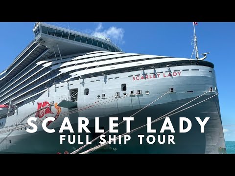 Scarlet Lady Full Ship Tour - The Adults Only Cruise Ship - Virgin Voyages 4K - 2024