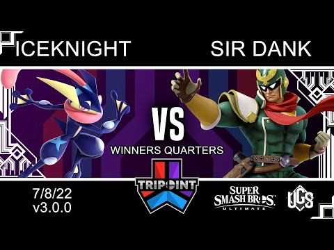 Tripoint Smash 150 - Winners Quarters - IceKnight(Greninja) Vs. Sir Dank(Captain Falcon)