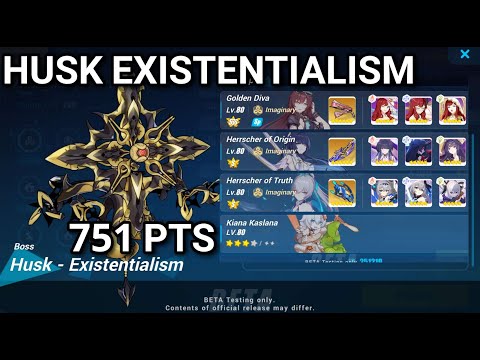 [Honkai Impact 3 v6.4 Beta] EX Abyss Husk Existentialism (435D) - 751 PTS - HOO(S0)/GD/HOTR(S0)