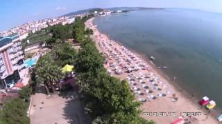 preview picture of video 'erdek çuğra plajı mysia beach 2014'