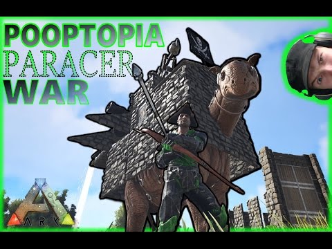 PVP PARACER MOBILE BASE WAR [ARK:Survival Evolved Modded-Pooptopia Server] S-1 EP-16