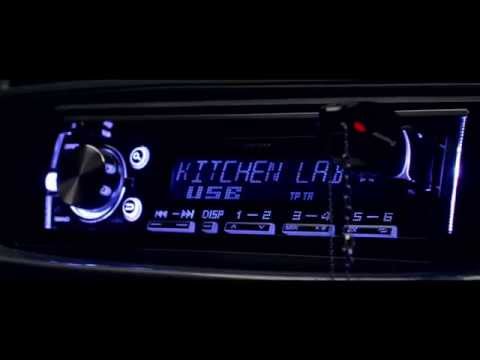 Automagnetola Pioneer imtuvas DEH-S120UB video
