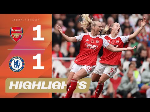 Alessia Russo saves Arsenal at the last minute! Arsenal v Chelsea highlights | Barclays WSL 25/26