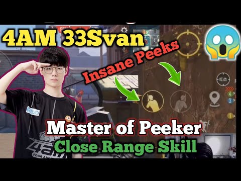 4AM 33Svan Insane Faast Accurate Peeks in TDM Domination Pubg Mobile 2020 • 33Svan Close Range Skill