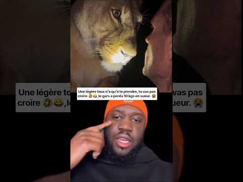 Il tombe nez à nez avec un lionne la nuit 😭🤣