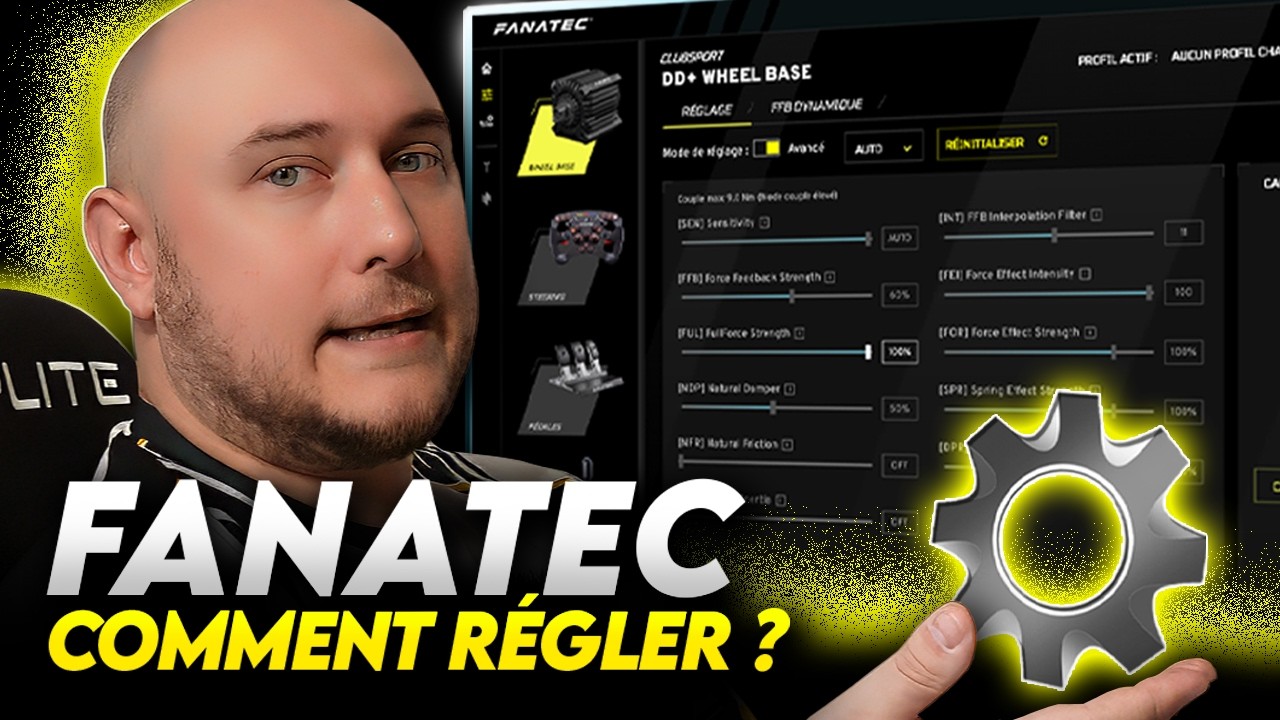 Réglages Fanatec : le guide COMPLET pour bien régler votre volant 🤩