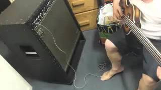 Video thumbnail for Bouzouki Man Playing Bass Guitar on his Roland Studio Bass Amp by DadSkool