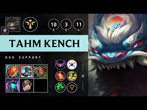 Tahm Kench Support vs Soraka - KR Master Patch 25.21