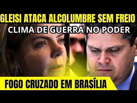 💣TUDO OU NADA: GLEISI CHAMA ALCOLUMBRE DE “INIMIGO” E LEVA BRIGA AO LIMITE PELO STF🚨