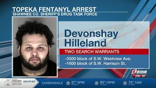 Man, 26, held on $250,000 bond after fentanyl arrest Tuesday in Topeka