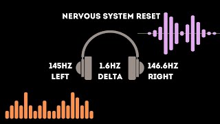 1.6 Hz Delta Binaural Beat + 145 Hz Frequency - Nervous System Reset, Stress Relief & Deep Healing